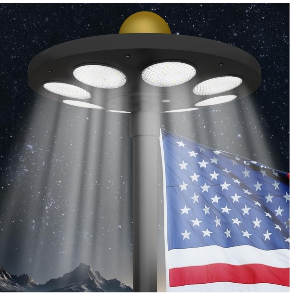 Flag Pole Solar Light